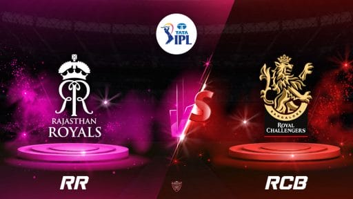 IPL match graphic: Rajasthan Royals vs Royal Challengers Bangalore