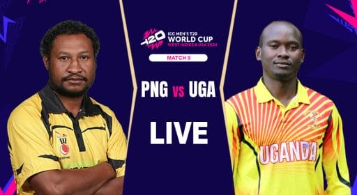 Live PNG vs UGA ICC T20 World Cup 2024 match
