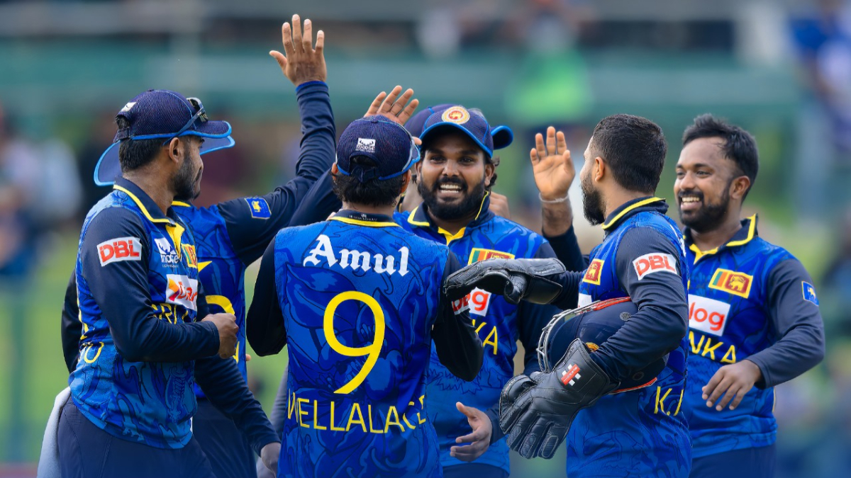 Cricket team celebrating victory on field