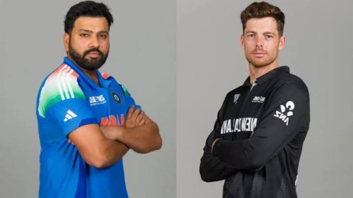 Two cricket players in national team uniforms standing